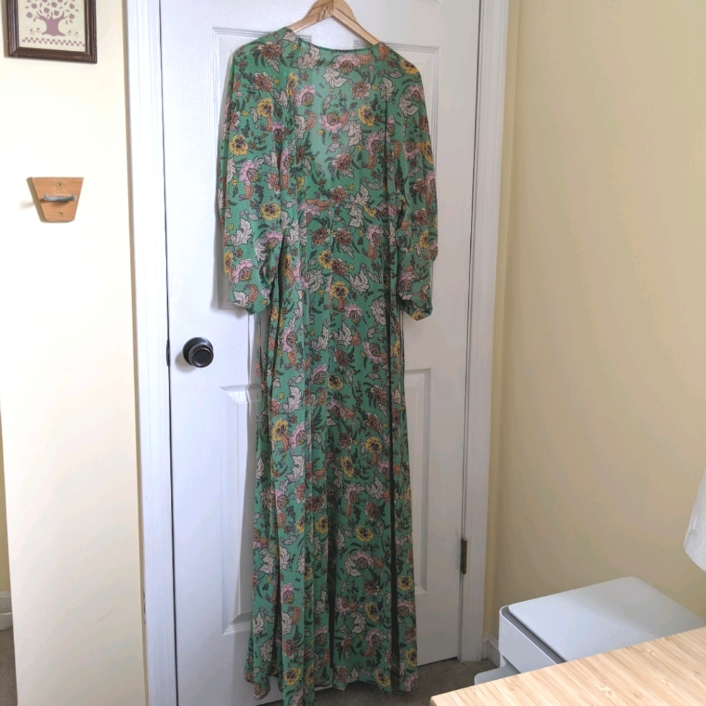 NWT FREE PEOPLE Earthfolk Maxi Dress - Picture 7 of 7